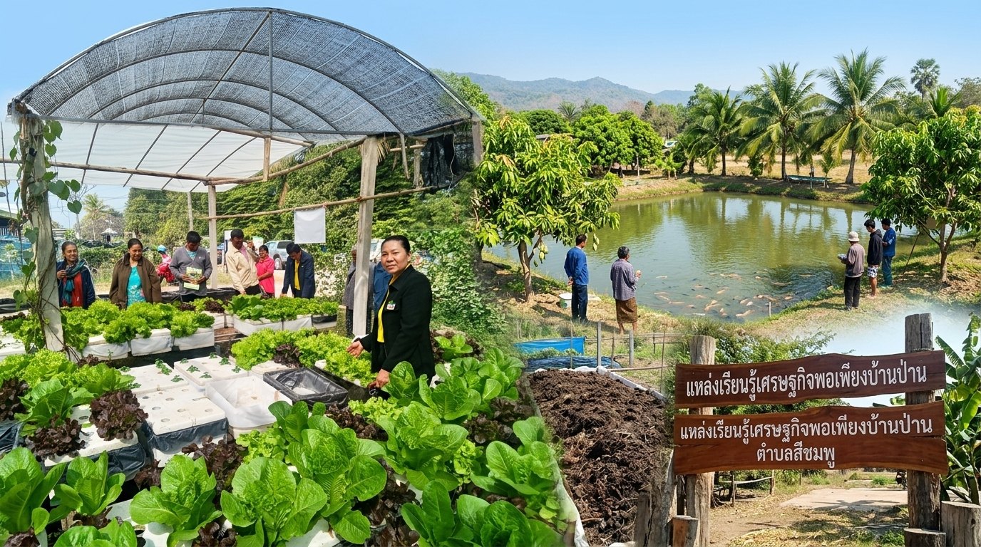 แหล่งเรียนรู้เศรษฐกิจพอเพียงบ้านป่าน